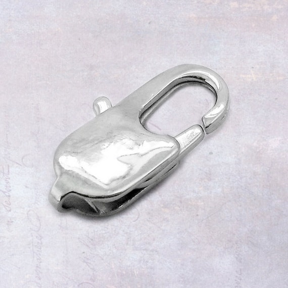 5 X Stainless Steel 18mm Rectangle Lobster Claw Parrot Clasps 316L