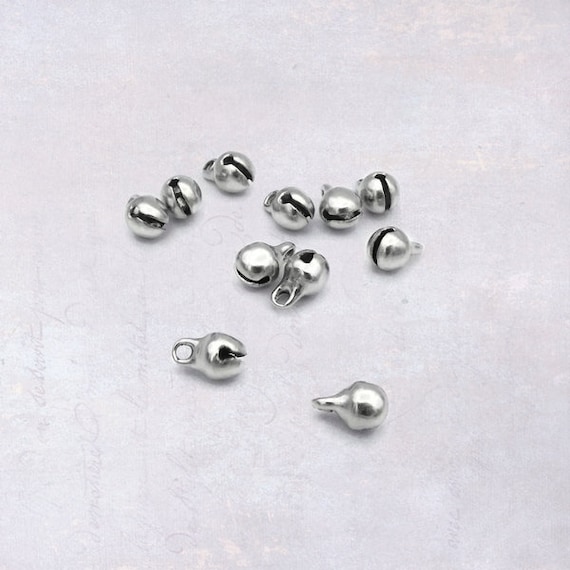 15x 925 Sterling Silver Oval Stamping Charms Name Tags for Jewelry Making