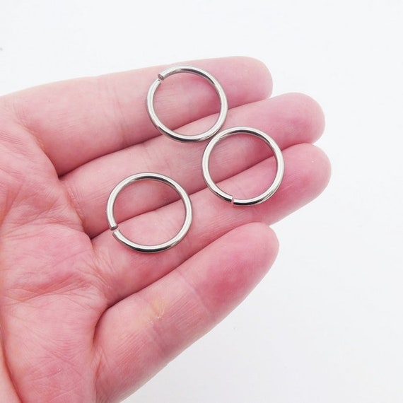50 X Stainless Steel 20mm X 2mm Jump Rings Flush Cut Etsy Hong Kong