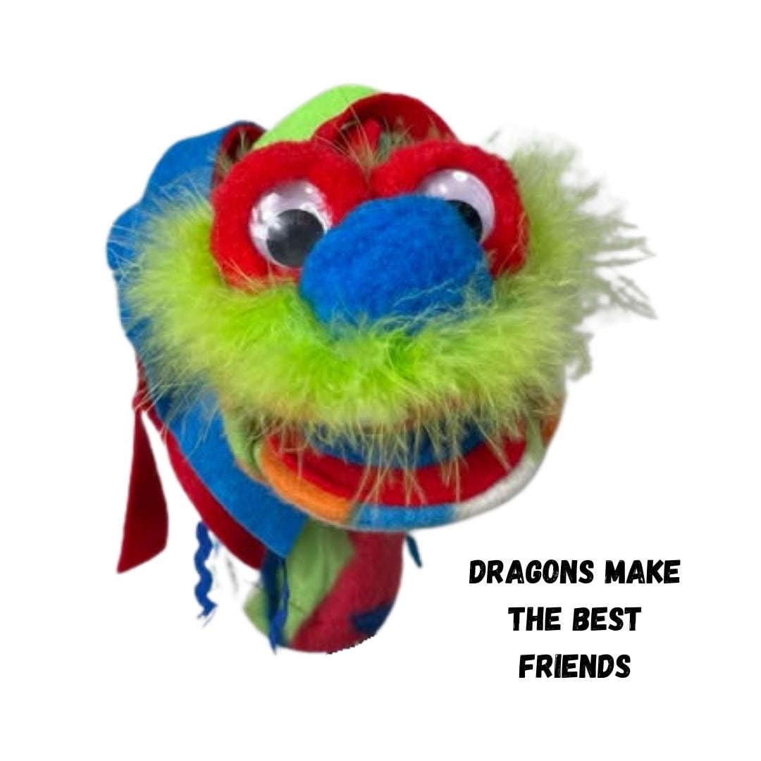 Dragon Hand Puppet, Fantasy Puppet Toy, Storytelling Puppet for Kids ...