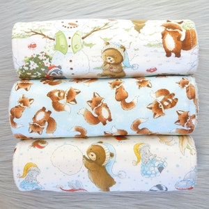 Woodland Baby Burp Cloths Set of 3