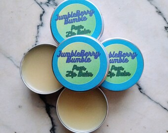 Pear Lip Balm: Homemade Cocoa Butter Moisturizer (1 oz Tin)