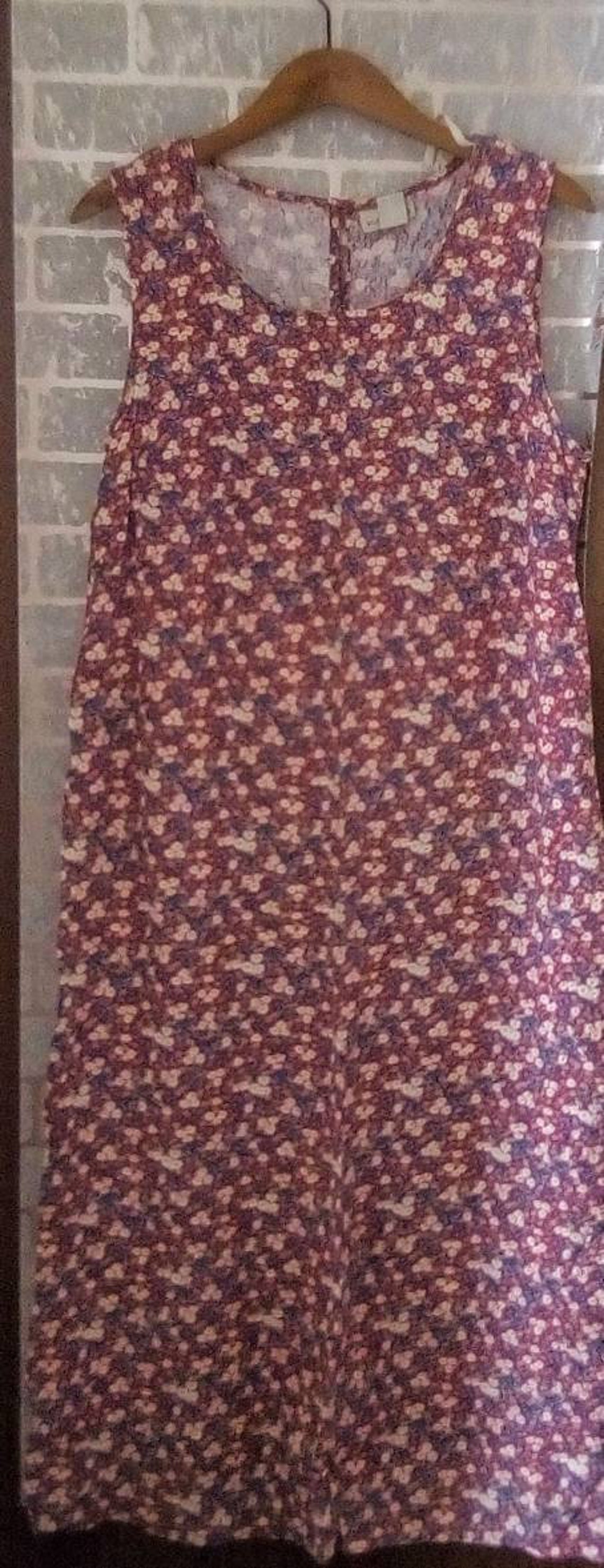 90s Vintage Red Slip Dress With Ruffle / Jamaica main image 0