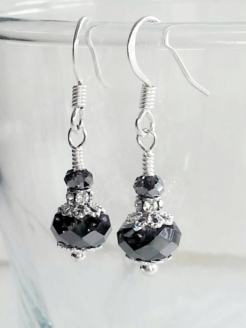 Crystal Earrings Crystal Drop Earrings Swarovski Crystal - Etsy