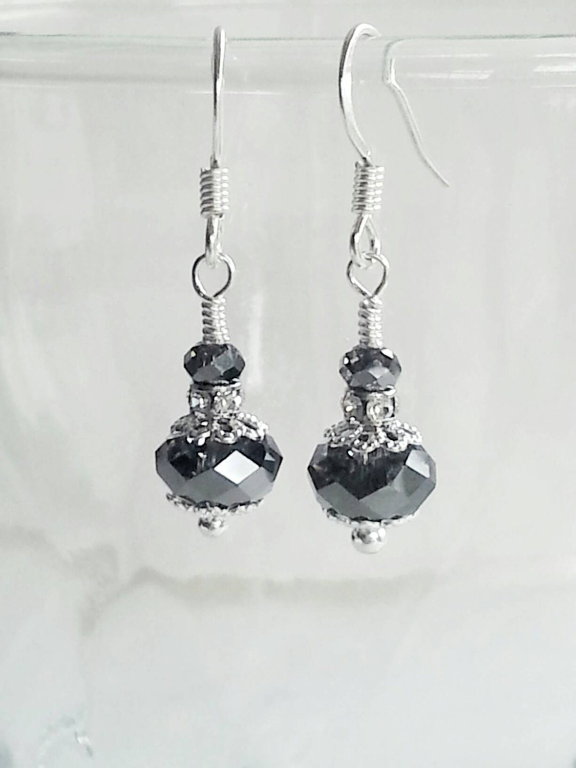 Crystal Earrings Crystal Drop Earrings Swarovski Crystal - Etsy