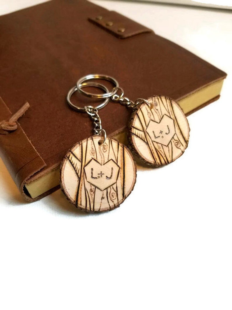 Couples Custom Keychains Keychain Set Custom Keychain Set Etsy