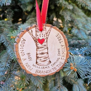 Expecting mother ornament, expecting gift, expecting announcement, pregnancy ornament, pregnant gift, expecting mom gift, wood ornament
