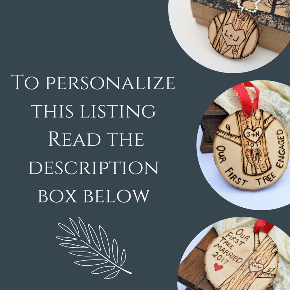 Custom couples necklace couple pendant custom wood necklace Etsy