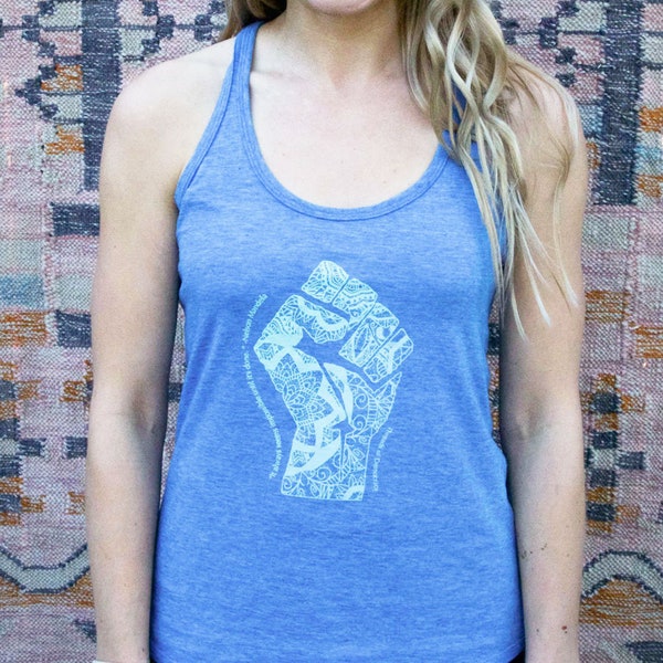 Mandela Mandala - Women's Criss Cross Tank