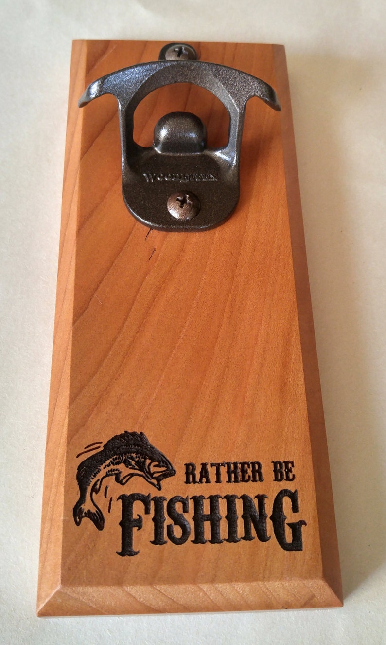 Personalized Bottle Opener Cap Catcher Handcrafted Etsy