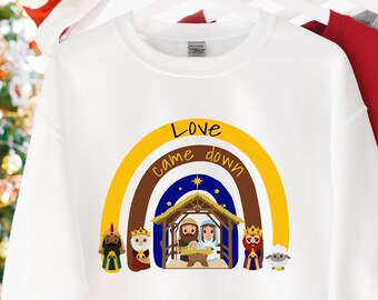 nativity sweater