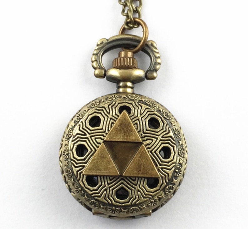 Legend of Zelda Triforce Pocket Watch Etsy