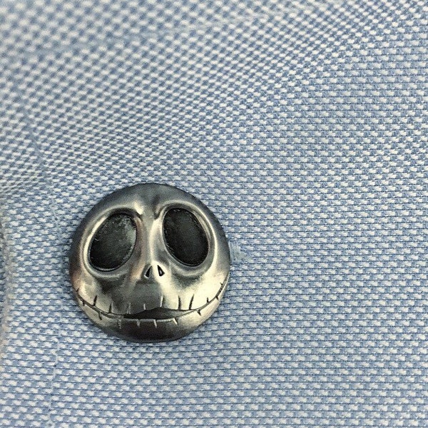 Jack Skellington The Nightmare before Christmas Pewter Cufflinks (one pair)
