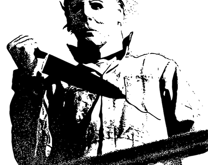 Featured listing image: Michael Myers, Halloween Print
