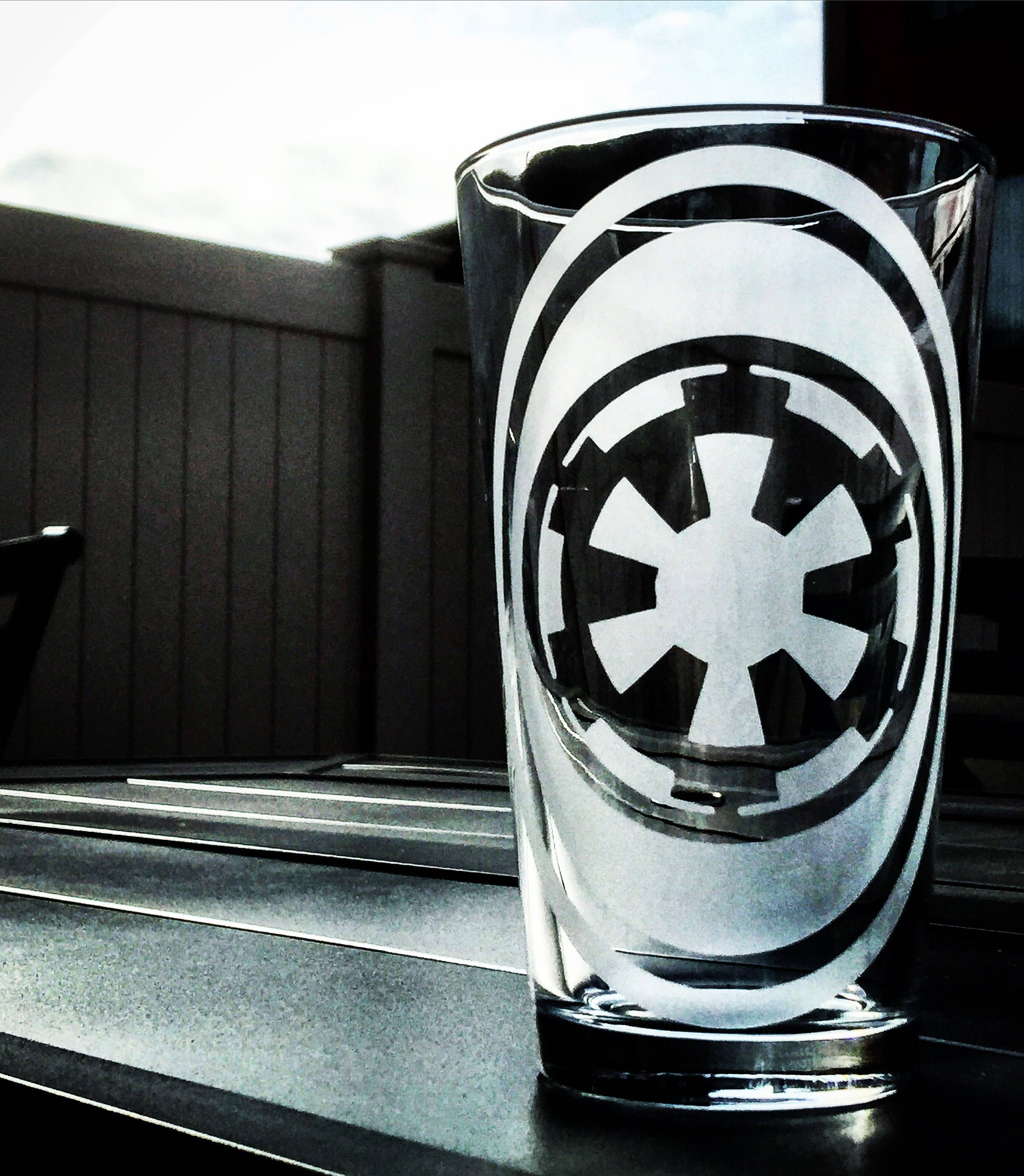 Star Wars Rebel & Empire Logos 16oz Pint Glass Set 2