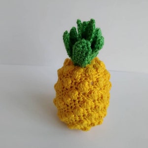Crocheted pineapple, knitted fruit, tropical fruits, toy food, kitchen decor, soft toys, handmade toys, eco-friendly toys, educational toy