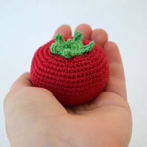 Crochet tomatoes, Crochet vegetables,  play food,  soft toys , Handmade toys, eco friendly , kitchen decoration