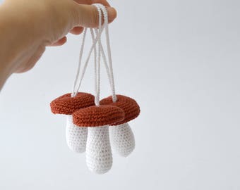 Crochet Christmas decorations, Holiday decorations, Hanging ornaments, Ornaments Handmade, Home decor, Winter crochet decorat,set of 3 pcs