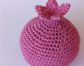 Häkel Granatapfel, handgemachtes Spielzeug, Stofftiere, Geschenk für Kinder, Lernspielzeug, umweltfreundliches Spielzeug, Geschenk für Geburtstagskind