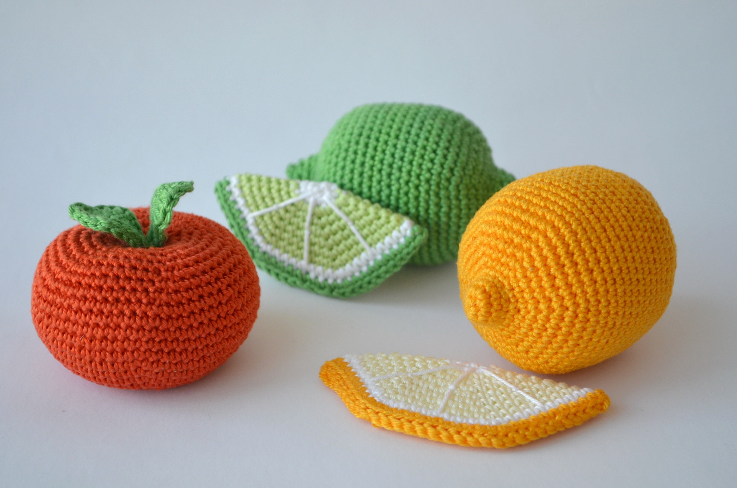 Crochet fruits and vegetables set of 12 pcs tropical fruits | Etsy