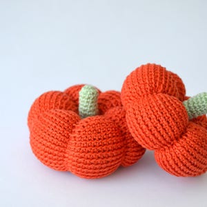 Crochet Pumpkins, toy for kid's, crochet amigurumi, crochet vegetable, autumn decor,halloween decor, halloween gift