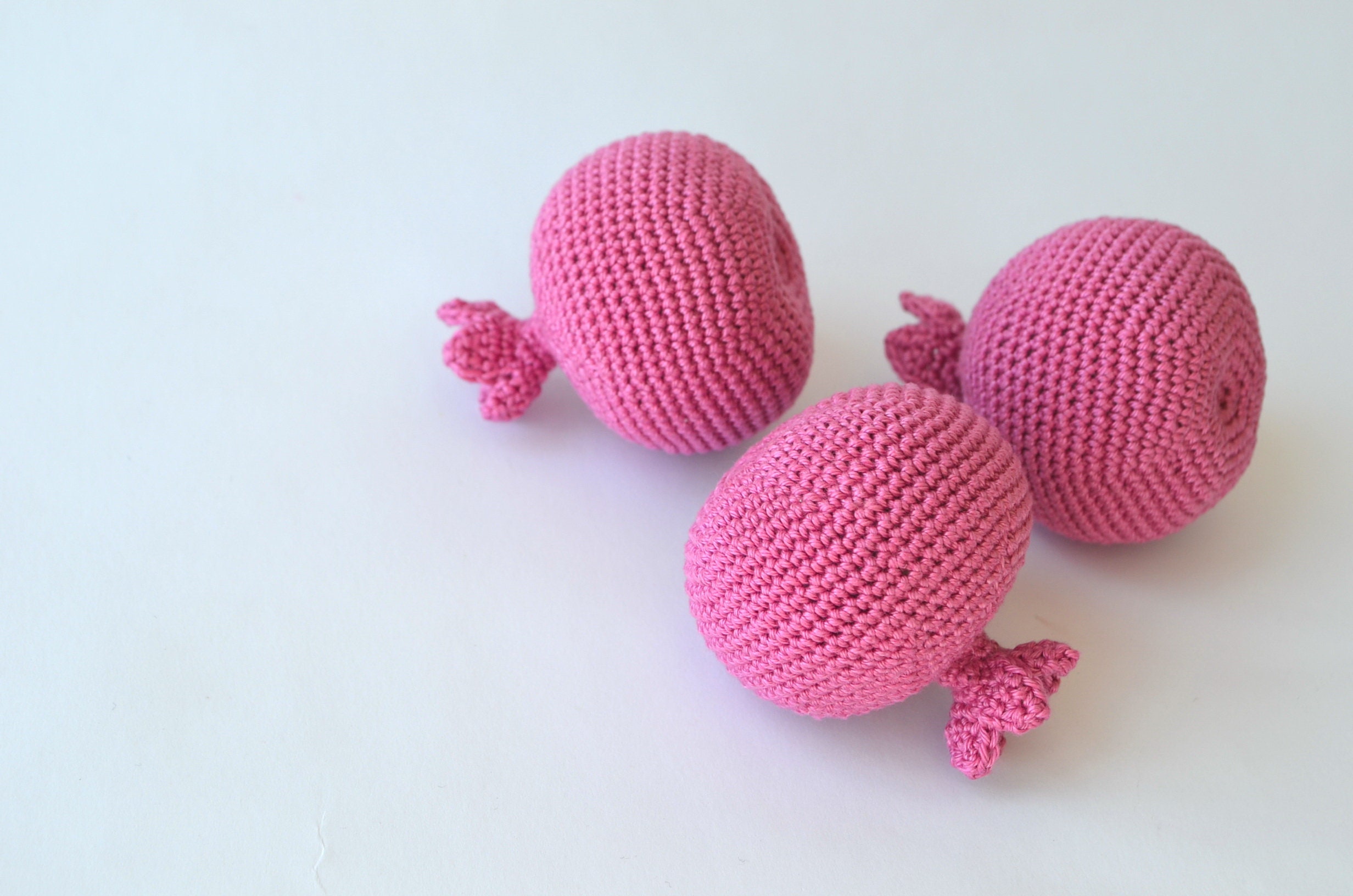 Crochet Pomegranate Crochet Fruit Handmade Toys Soft Toys аmigurumi