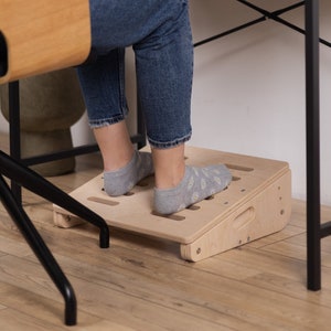 Leonard Foot Stool/ Foot Rest/ Foot Rest Under Desk/ Under Desk Footrest/  Desk Foot Rest/ Foot Stool for Desk at Work/ Footrest Office Footrests/ Footstool  Footrest for Under Desk 