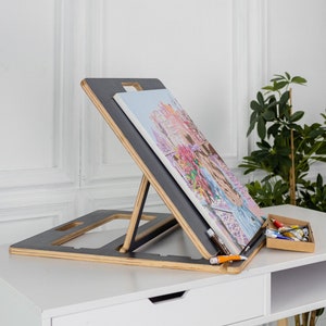 Drawing Board, Table Easel, Tabletop Easel A3 Wood Desktop Painting,  Drawing Table, Sketching Board & Display Easel Table Easel ТМ-37 A3 