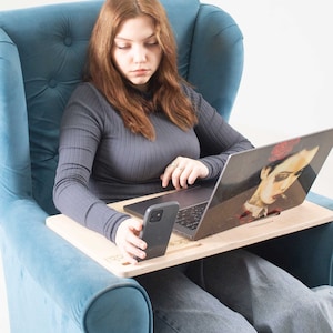 Recliner with laptop tray hotsell