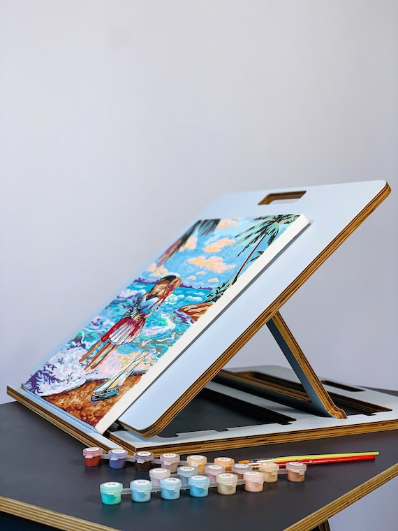 Portable Lap Easel Drawing Board Wooden Tabletop A4 Painting Board  Personalized Drafting Table Art Sketching Board A3 Handmade Artist Gifts 
