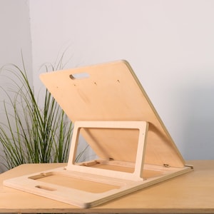 Gift for Artist Portable Lap Easel Drawing Board Wooden Tabletop A4 Painting Board Personalized Adjustable Art Sketching Board A3 Tabletop
