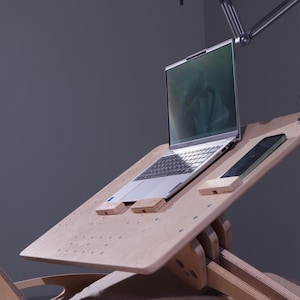 Adjustable Plywood Lounge Chair: Ergonomic Home Office Reading Chair image 16