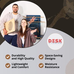 Computer Desk Adjustable Standing Table Wooden Gift for Artist Office ...