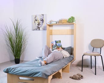 Murphy Bed with Desk – Space Saving Fold Down Bed for Small Apartments