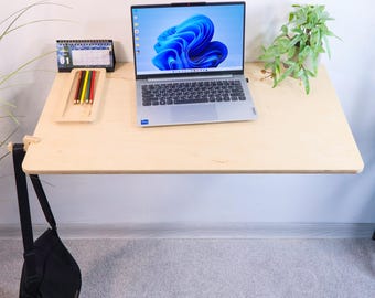 Wall Mounted Folding Desk: Space-Saving Murphy Desk for Home Office