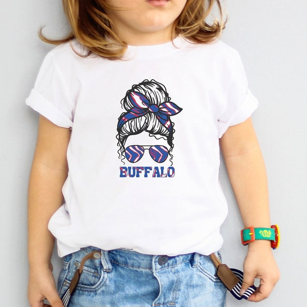 Youth Buffalo Girl Shirt, Buffalo Girl Youth Shirt Gifts for Her