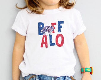 Youth Buffalo Shirt, Buffalo Youth Shirt Gifts for Her