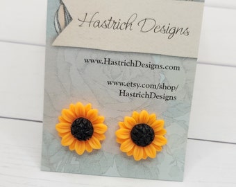 Sunflower Earrings, Flower Earrings - Sunflower Jewelry Mother's Day Gifts Valentine's Day Gifts Gifts for Her