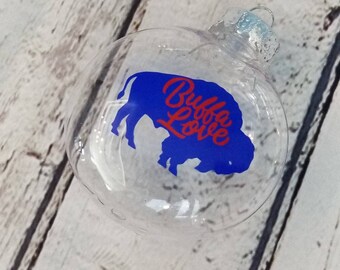 Buffa Love Ornament - Buffalo Ornament, Buffalo Love, Buffalo NY - Christmas Ornaments, Ornaments Gifts for