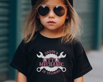 Mechanic In Training Toddler Tee Kid's Tee T-shirt, Mechanic T-shirt, Mommy's Little Mechanic, Daddy's Little Mechanic, Grandpa's, Gifts for