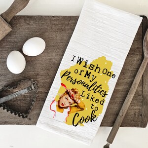 Liked to Cook - Funny Kitchen Tea Towels - Humorous Flour Sack Dish Towel - Hilarious Housewarming Gift Kitchen Decor Gifts for