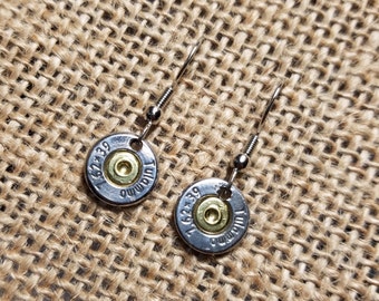 Handmade Dangle Bullet Earrings 7.62x39 Hanging Bullet Earrings Gifts for Her