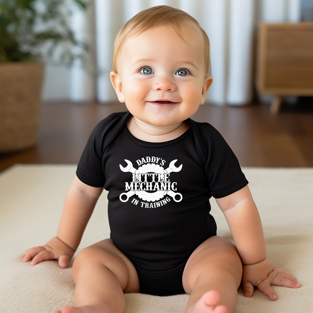 Mechanic in Training Baby Creeper, Mechanic Creeper, Baby Shower Gift