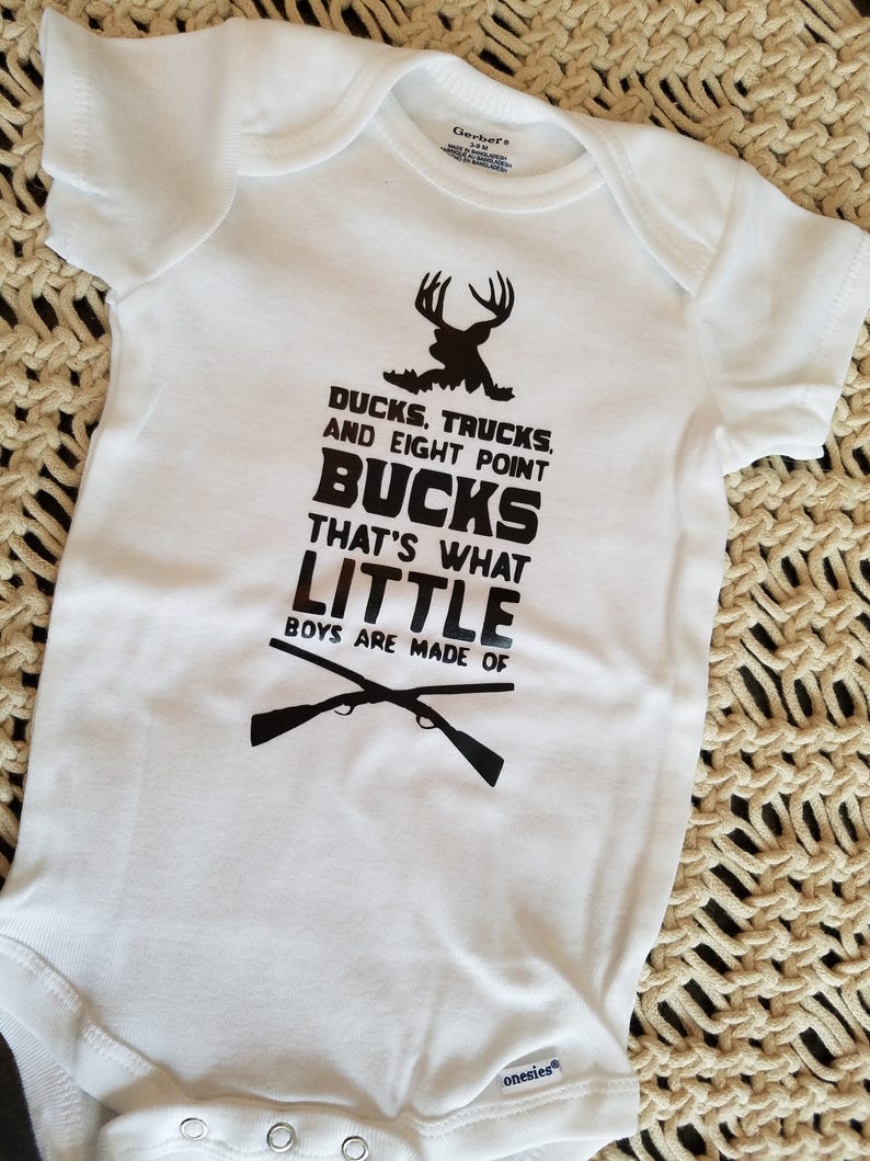 Baby Onesie® Little Boys Made of Hunting Country Antlers Baby Etsy
