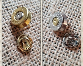Handmade Spent Bullet Tie Tack Bullet Hat Pin Bullet Lapel Pin  Men&#39;s Accessories, Gifts for Him, Gifts for Her