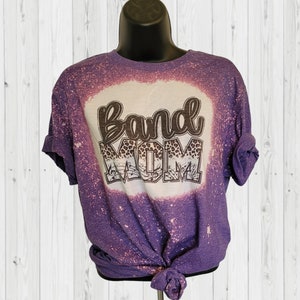 DEFECTS Band Mom Shirt Tee, Band Mom Bleached Tee Gifts for Her