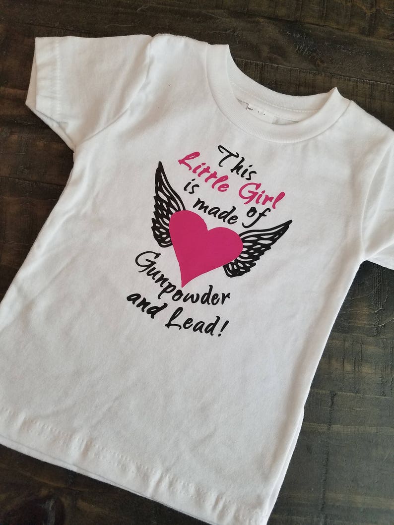 Toddler Tee Kid's Tee Tshirt Little Girl is Made of Etsy