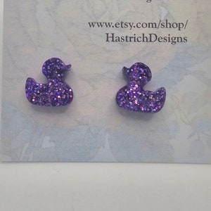 Duck Earrings, Duck Stud Earrings, Gifts for Her