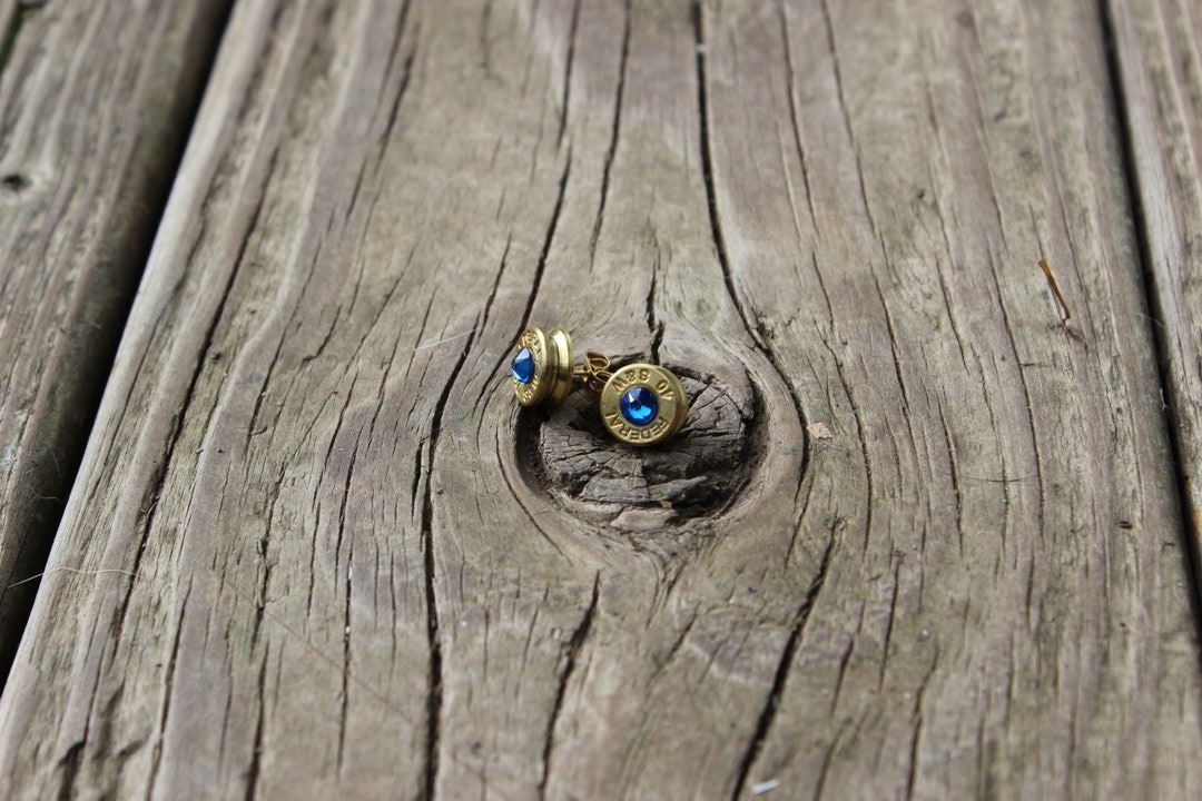 Handmade Police Bullet Post Earrings, Bullet Earrings, Police Wife ...