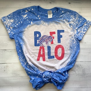 Buffalo Shirt, Buffalo Bleached Shirt Gifts for Her